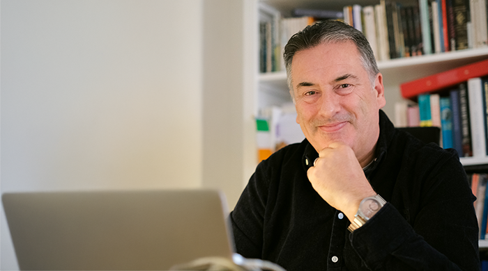 Den irske forfatter Fergal O'Byrne